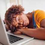 woman tired from sleep apnea